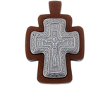 Крест Православный, дерево-металл. Номер 10