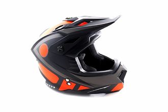 Шлем (кроссовый) Ataki MX801 Strike, черный/красный (Размер XL)