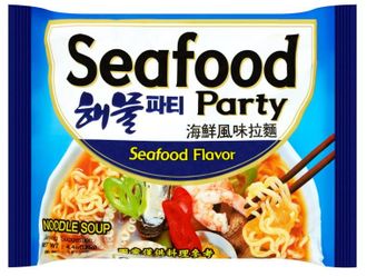 Лапша со вкусом морепродуктов "Seafood party" 125г