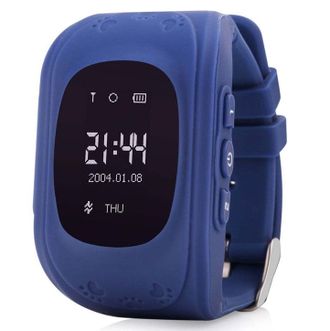 Детские часы Smart Baby Watch с GPS Q50 - синие