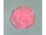 Розочка мелкая розовая, 2,3*2,3 см.