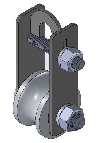 Ролик ПОДЬЕМНЫЙ d50 , СТАЛЬ 45. Артикул Р1062