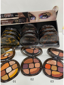 Тени для век Miss Lara Eyeshadow Brown 7 color