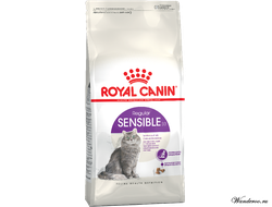 Royal Canin Sensible 33 Роял Канин Сенсибл Корм сбалансированный для кошек с чувствительной пищеварительной системой 2 кг