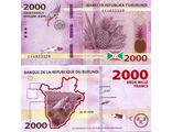 Бурунди 2000 франков 2018 г.