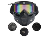 Очки GXT с маской для мотокросса, снегохода, эндуро, ATV, сноуборда, цветная линза