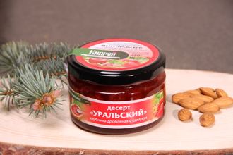 Десерт «Уральский», клубника дроблёная с сахаром, 250 г