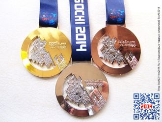 Олимпийские медали Сочи 2014 — купить модели-копий (реплики) с символикой Олимпиады Sochi 2014