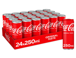 Газированный напиток Кока Кола Классик 250мл (24) Польша