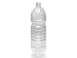 Бутылка ПЭТ 2,0 литр прозрачная с крышкой (42шт.)
