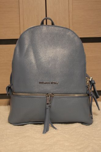 Рюкзак Michael Kors Rhea Medium MK / Майкл Корс - голубой