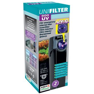 Помпа-фильтр UNIFILTER 500 UV внутр.(100-200л) 5W регул.мощн