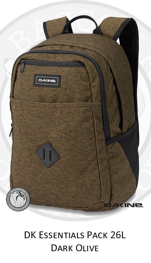 Рюкзак Dakine Essentials 26 в цвете Dark Olive