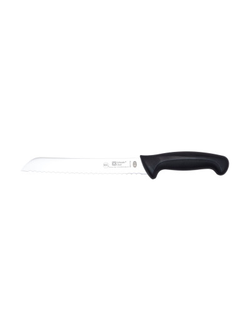 8321T06 Нож кухонный для хлеба, L=21см., лезвие- нерж.сталь,ручка- пластик,цвет черный, Atlantic Che