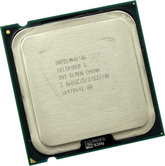 Процессор Intel celeron D 347 3.06 Ghz (533) socket 775 (комиссионный товар)