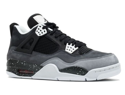 Nike Jordan 4 черные с серым (41-45) Арт. 001F