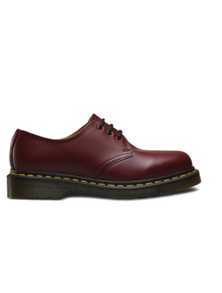 Полуботинки Dr. Martens 1461 Cherry Red Smooth бордовые