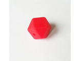 Силиконовый многогранник 17 мм. Красный