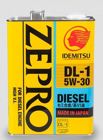 Моторное масло IDEMITSU ZEPRO DIESEL DL-1 5W-30 ACEA C2-08 4л