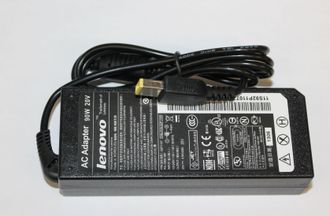 Блок питания для ноутбука Lenovo 20V 4,5A 90W (прямоугольный разъем) (гарантия 14 дней)