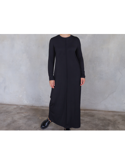 Платье макси из бамбукового волокна petite (черный)