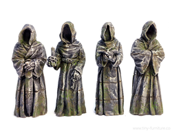 Monk statues (PAINTED)