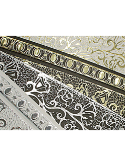 Планка для ПВХ карнизов в рулонах в ассортименте