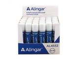 4680203063383 Клей силикатный Alingar, AL4552, 50 мл., канцелярский, пластиковый тюбик, с губчатым аппликатором