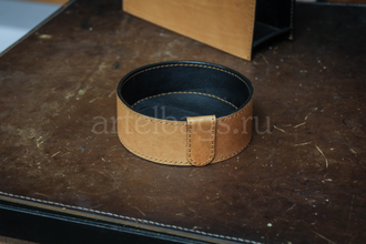 Настольный бювар кожаный