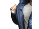 Куртка утеплённая детская JPJ-4500-971, полиэстер, темно-синий/синий/белый