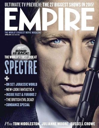 EMPIRE Magazine April 2015 Spectre, Daniel Craig, Иностранные журналы о кино в России, Intpressshop