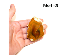 Агат натуральный (горбушка) Синара №1-3: 81,0г - 63*44*22мм