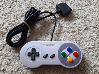 Оригинальный контроллер для Nintendo Super Famicom Jr / SNES Jr Controller SNS-102 Очень редкий