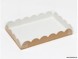 Коробка для печенья 22 x 15 x 3 см Бурый