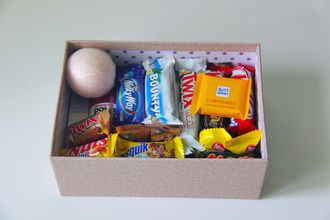 Сладости и подарки от Dolce Milk в прямоугольной коробочке