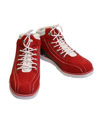Ботинки "SAVEL-МЕГА" красные замша (распродажа)