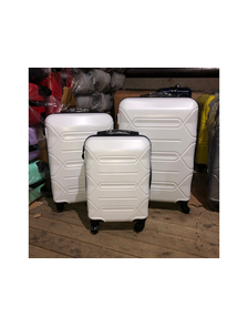 Комплект из 3х чемоданов Top Travel ABS S,M,L белый