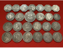 Коллекция монет старой Франции, 25 штук без повторов! Копии высшего качества!