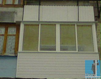 Остекление балкона ( лоджия раздвижная 4 створки)3х1,5м с выносом