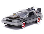 Модель Машинки Hollywood Rides Back to the Future 3 1:24 Time Machine Primer Brushed Raw Metal