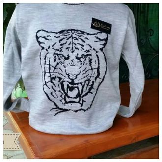 свитер мужской тигр