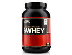(Optimum Nutrition) 100% Whey Gold Standard - (908 гр) - (клубника)