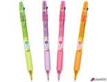 Ручка шариковая автоматическая MunHwa &quot;Hi-Color 3&quot; 3цв.(син/неон желт/неон роз),0,7мм,корпус ассорти. HC3