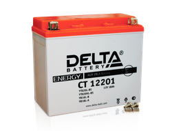 Аккумулятор Delta CT 12201 (YTX20L-BS, YTX20HL-BS,YB16CL-B, YB16L-B, YB18L-A, ETX20HL-BS)