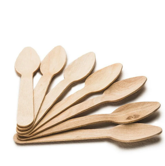 Ложечка деревянная 11см, (1 шт)