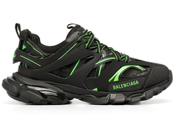 Кроссовки Balenciaga Track.2 черные с зеленым