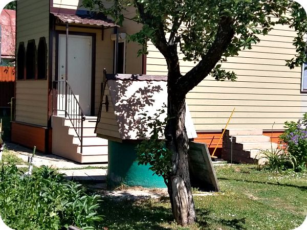 Лестница металлическая уличная