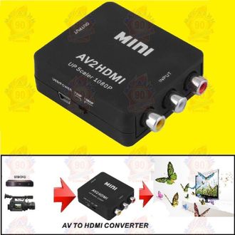 Конвертер  AV-HDMI (Преобразователь сигнала) черный