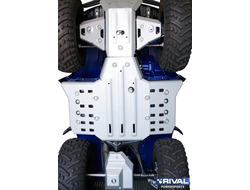 Защита ATV Rival 444.7140.1 для YAMAHA Grizzly 350 2012- (Алюминий) (600*500*300)