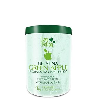 Коллагеновый восполнитель LOVE POTION Gelatina Green Apple 1000 ml